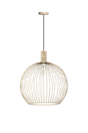 Hanglamp model Wire d-50cm sand h-155cm E27 nr 05-HL4447-59