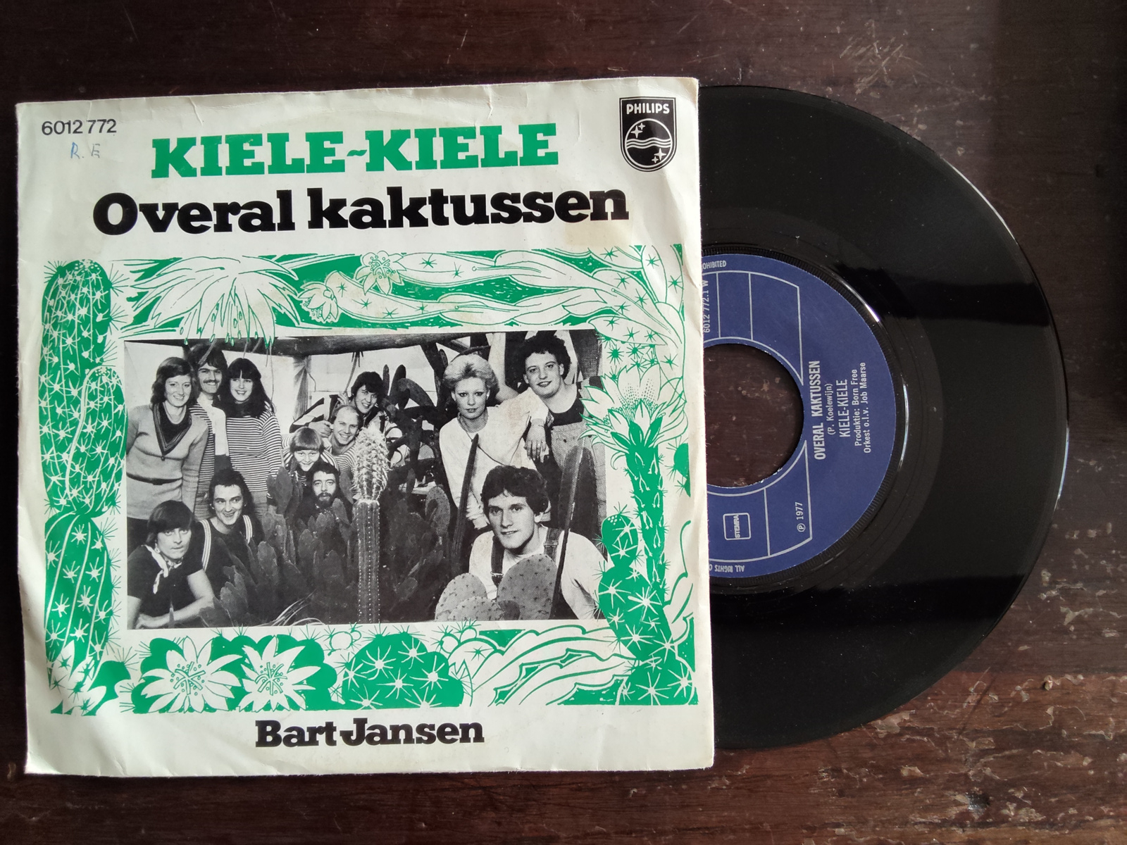 Bart Jansen met Overal Kaktussen 1977 Single nr S20256647