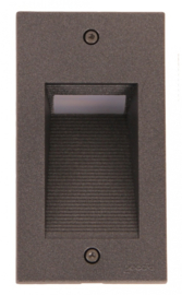 Buitenspot wand inbouwspot staand grafiet LED 3,2w h-13,4cm nr: 5462
