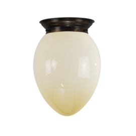 Plafonniere midden bruin champagne ei-bol L. nr 2P2-162.50