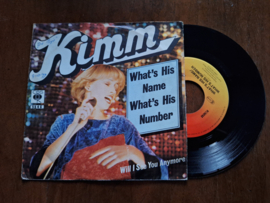 Kimm met What's his name / what's his number 1977 Single nr S20234045
