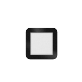 Plafonniere model Anne zwart 3 stappen dimbaar 17x17cm 10w 530Lm ip44 memory function nr 05-PL2307-30
