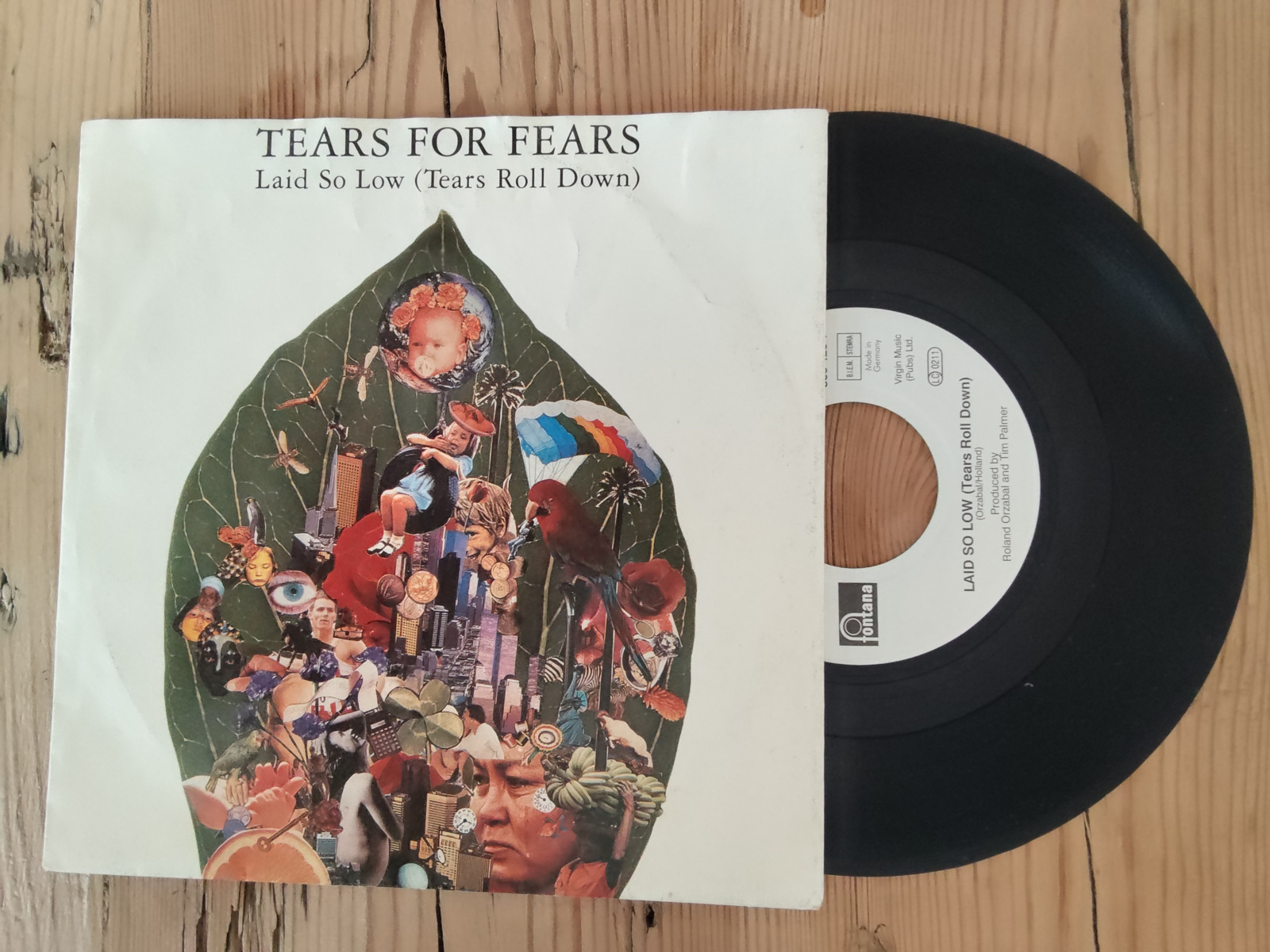 Tears for Fears met Laid so low (tears Roll down) 1991 Single nr S20256665