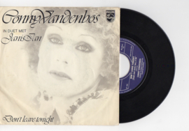 Conny van den Bos met Don't leave tonight 1980 Single nr S2021962