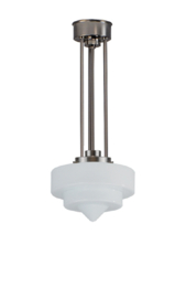 Pendel Quattro h-59cm mat nikkel met glazen bol Star 7Qb-2270.00
