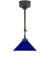 Schuifstang 2x50cm midden bruin blauw opaal dakkap 25 nr 2Sb-25.40