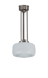 Pendel Quattro h-57cm mat nikkel met glazen bol Meltdown 7Qb-2312.00