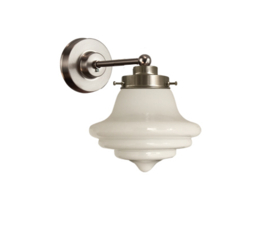 Wandlamp wandmini mat nikkel met opaal bol Bel nr 7Wm-409.00