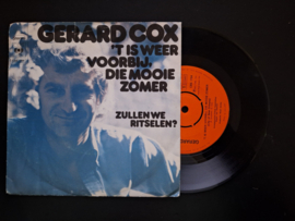 Gerard Cox met 'T is weer voorbij die mooie zomer 1973 Single nr S20211006