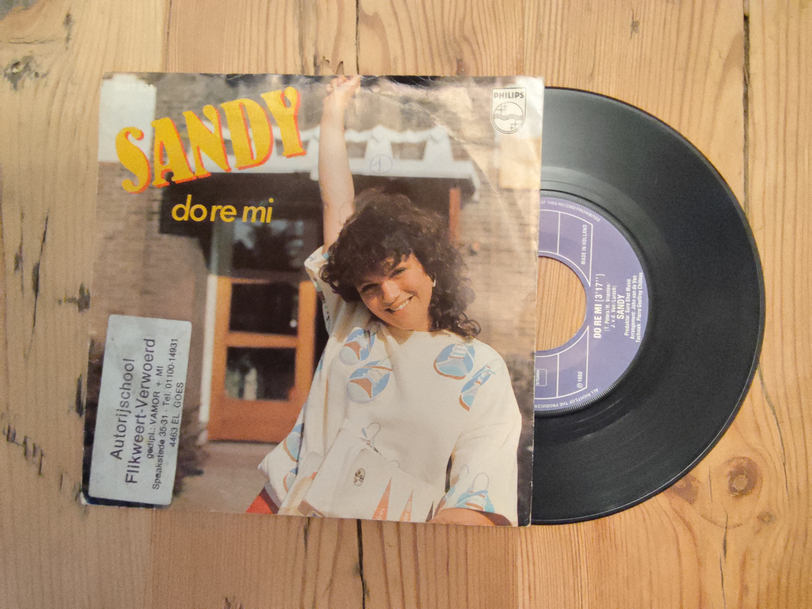 Sandy met Do Re Mi 1980 Single nr S20256437