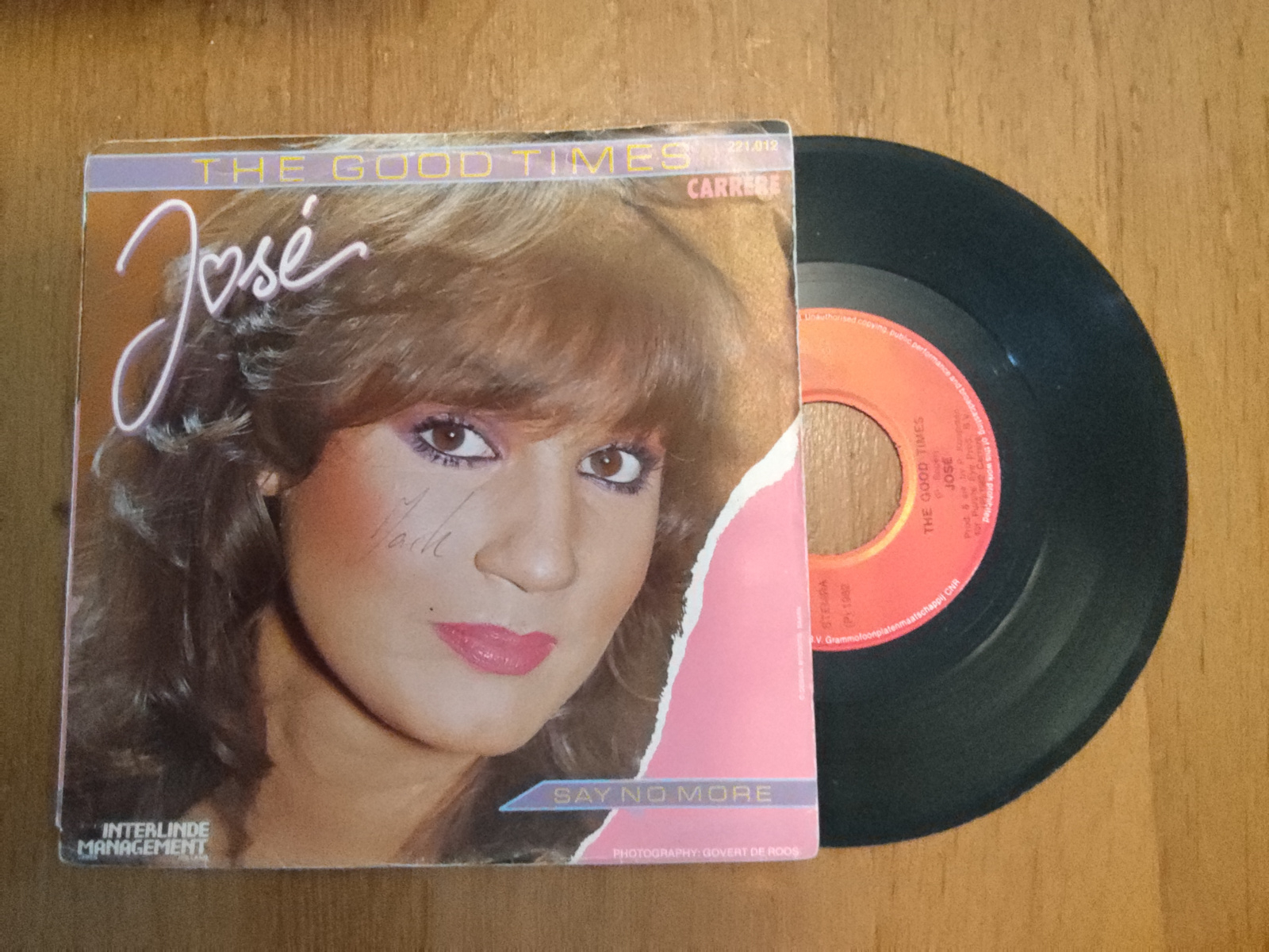 Jose met The good times 1982 Single nr S20256369