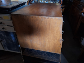 Engels eiken archiefkast met schuifsysteem in de laden omstreeks 1930-1940 nr 10120