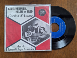Gert Hermien Fred Helen met Corsica D'amore 1966 Single nr S20233030
