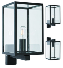 Buitenlamp wand down/up serie Lofoten zwart E27 h39cm IP44 nr 501943