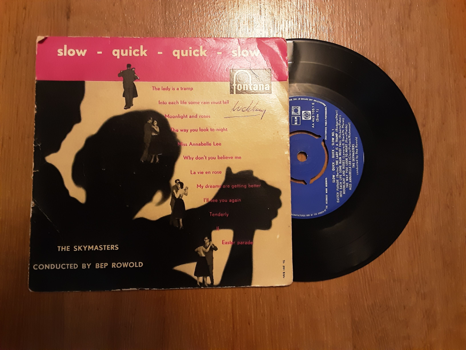 The Skymasters met Slow, Quick, Quick, Slow 1957 Single nr S20234421