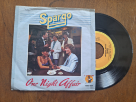 Spargo met One night affair 1981 Single nr S20233044