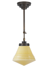 Schuifstang standaard H 87-137 brons met glazen bol Philips champagne 25cm 3St2-325.50