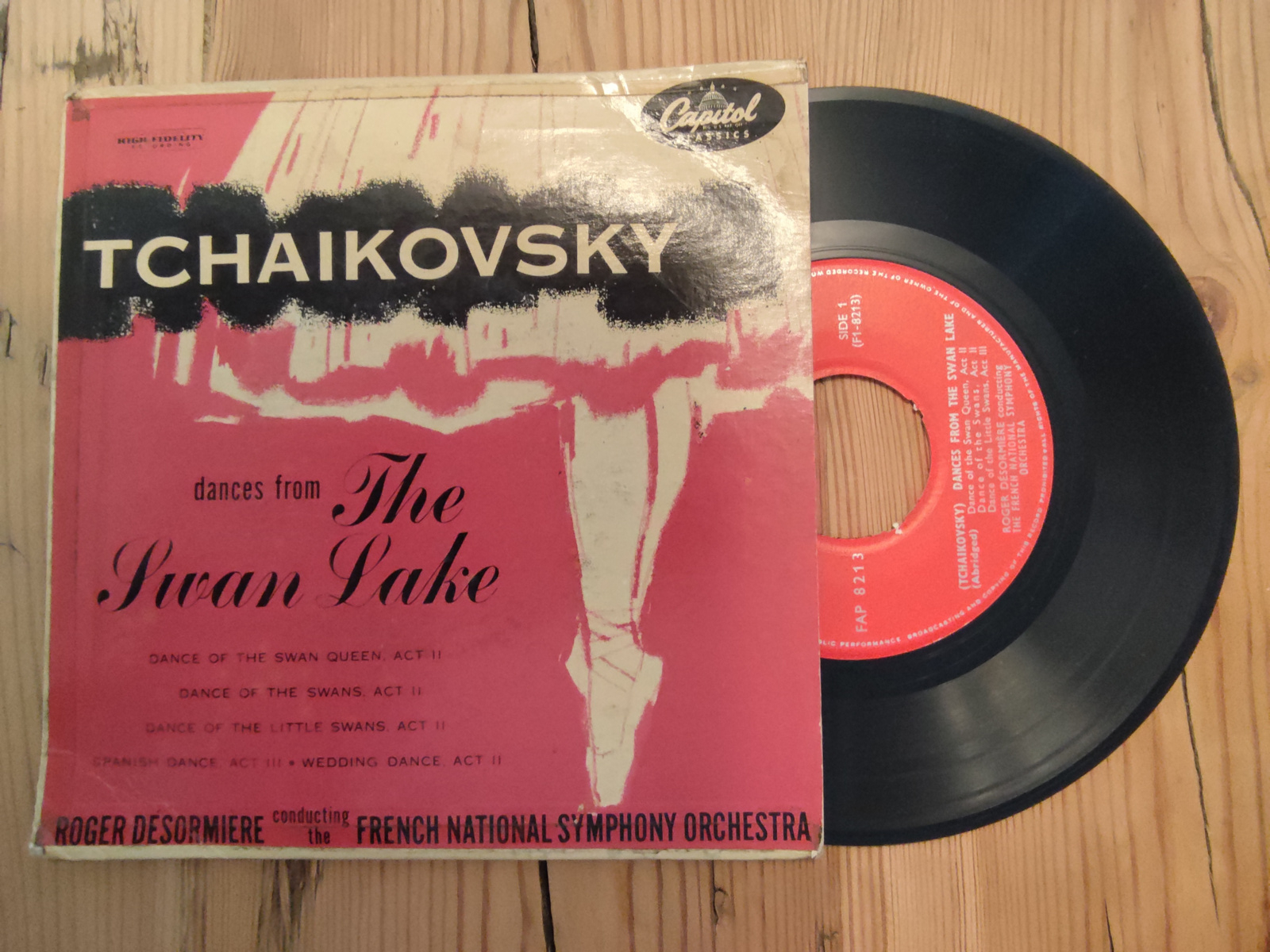 Roger Desormiere met Dances from the Swan Lake 19?? Single nr S20256466