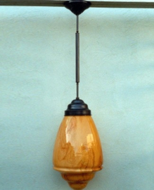 Vaste pendel met gemarmerde Parma bol BP-634.20