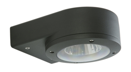 Buitenspot gevel PRO enkel wand antraciet 10W LED incl. nr 334561