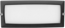 Buitenspot inbouw zwart E-27 h-10,4cm nr: 410