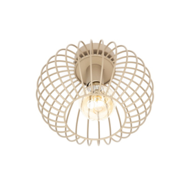 Plafonniere Wire bol sand d-30cm h-23cm E27 nr 05-HL2315-59