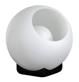 Tafellamp Orb zwart glas opaal d-30cm 1xE27 nr 05-TL3363-3067