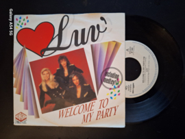 Luv' met Welcome to my party 1989 Single nr S20233395
