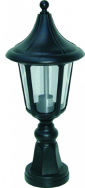 Buitenlamp sokkel serie Venezia ALU zwart nr 4012