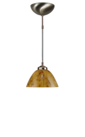 Katoensnoer pendel 150cm met calimero kap marmer 20cm nr 7Kr1-195.20