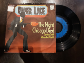 Paper lace met The night chicago died 1974 Single nr S20211032