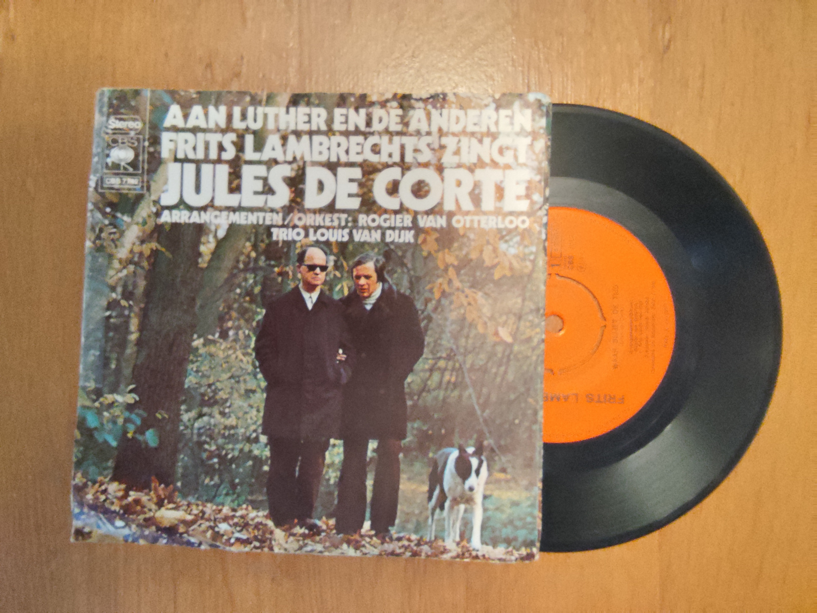 Frits Lambrechts met Waar blijft de tijd 1972 Single nr S20256358
