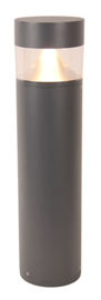Buitenlamp mast rond Alu antraciet 8W LED h 65cm 2jr garantie nr 21094