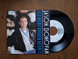 Jason Donovan met Too many broken hearts 1989 Single nr S20233546