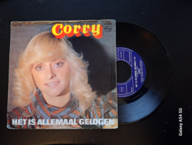 Corry met Het is allemaal gelogen 1982 Single nr S20221853