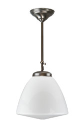 Schuifstang standaard H 91-141 mat nikkel met glazen bol Schoolbol 7Sk2-316