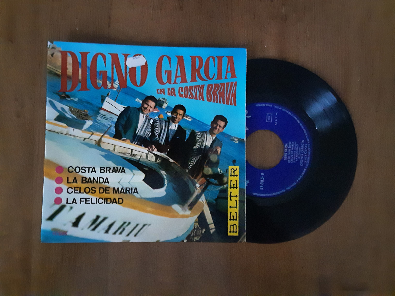 Digno Garcia met Costa Brava 1968 Single nr S20234240