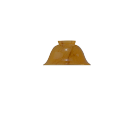 Mondgeblazen glas "kardinaalskap" donker gemarmerd nr.7 op de foto 515.20
