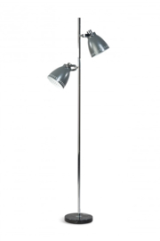 Vloerlamp Acate 2L h175cm grijs nr 05-VL8244-93