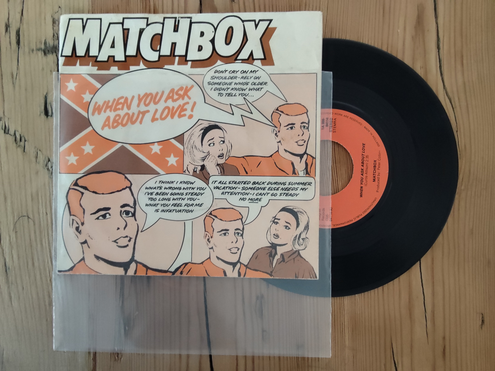 Matchbox met When you ask about love 1980 Single nr S20256636