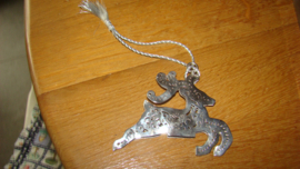 Kerstboomhanger rendier of hert.