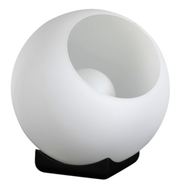 Tafellamp Orb zwart glas opaal d-35cm 1xE27 nr 05-TL3364-3067