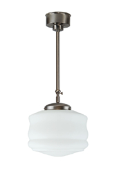 Schuifstang standaard H 82-132 mat nikkel met glazen bol Meltingpot 7Sb2-497