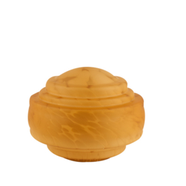 Glazen bol model Americano deco marmer d-30cm h-19cm gr-12,7cm nr 399.70