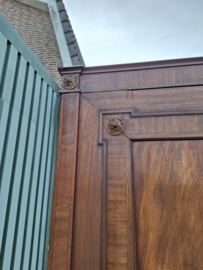 Mahonie kabinet messing beslag hollands omstreeks 1850  nr K202540
