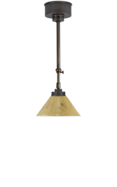 Schuifstang 2x25cm brons licht gemarmerde dakkap 20 nr 1Sb-20.60
