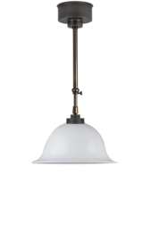Schuifstang 2x50cm brons wit opaal hoedkap hoog 30 nr 2Sb-528.00