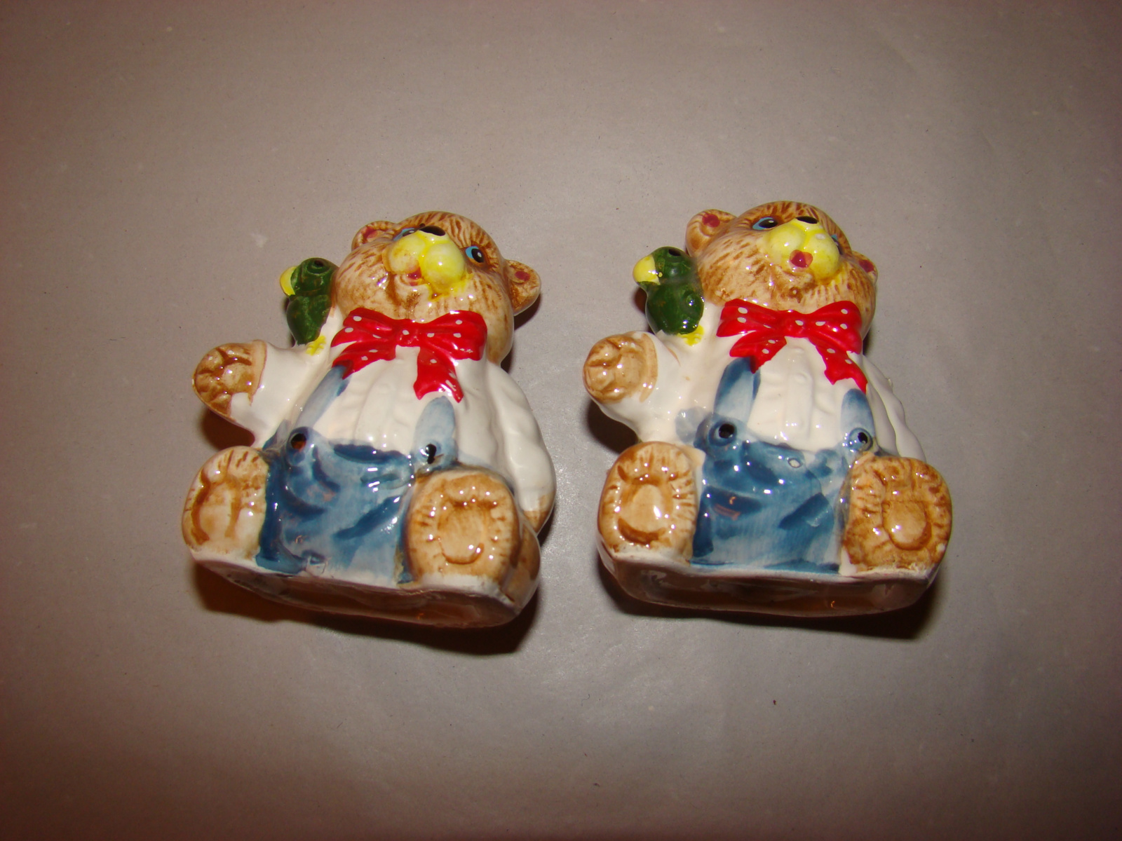 Vintage peper en zoutstel beertjes.