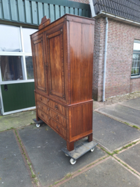 Mahonie kabinet messing beslag hollands omstreeks 1850  nr K202540