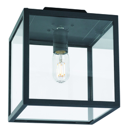 Buitenlamp plafonniere serie Lofoten zwart E27 h27cm IP44 nr 501942